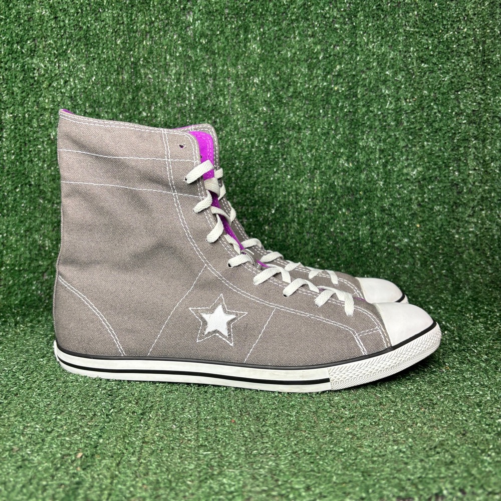 NEW Converse One Star Canvas High Top 541202FT Sneaker Retro Grey Womens Size 10